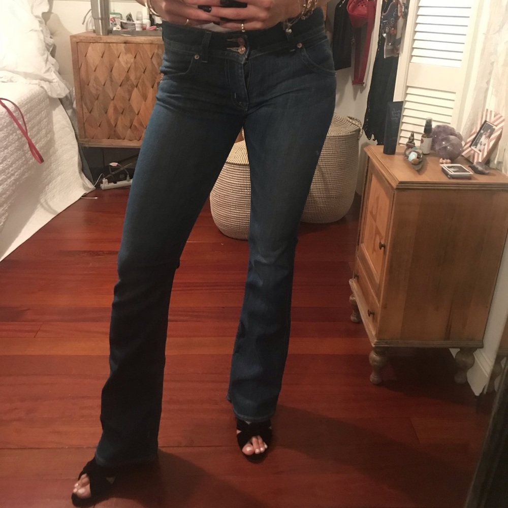 HUDSON midrise bootcut/ flare jeans